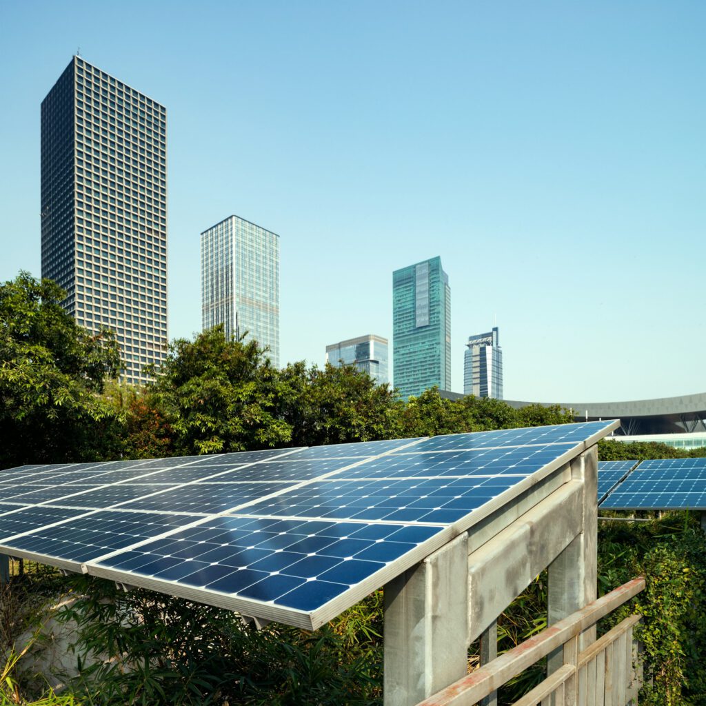 Die Netzeinspeisung des PV-Stroms sichert die Stromversorgung